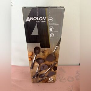 NEW SureGrip Nylon Nonstick Kitchen Utensil Set - 4 Pieces (Missing 2)